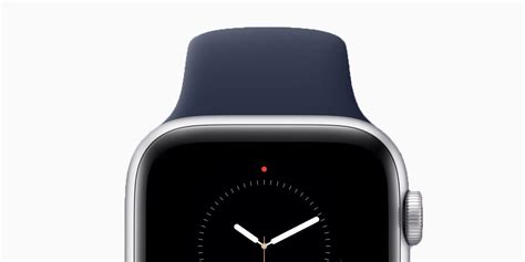 apple watch red dot symbol